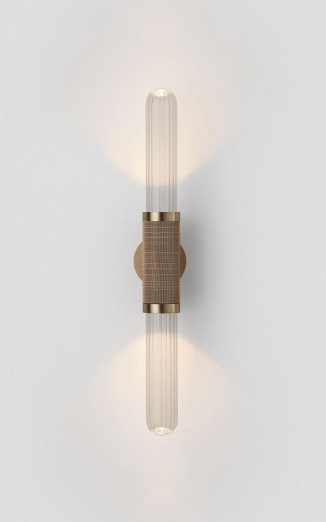 wall lamp with two-way lights